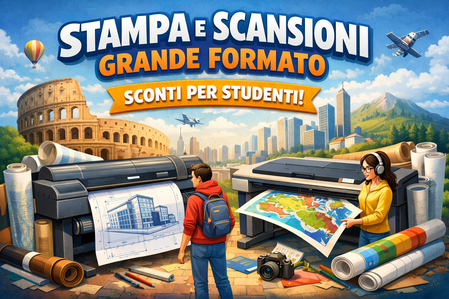 stampa e scansioni grande formato roma centro